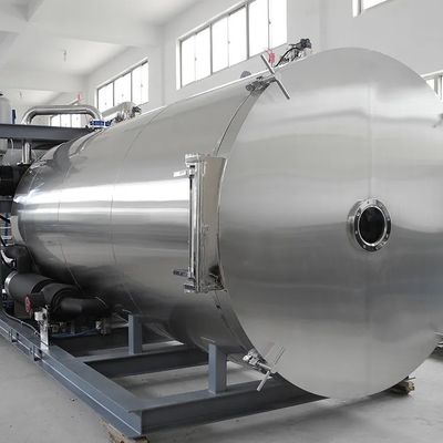 গুণ  SUS304 Meat Freeze Dryer Machine 30kg/Batch-5000kg/batch Sublimation Dryer কারখানা