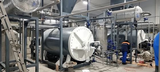 উচ্চ দক্ষতা ক্রমাগত ড্রায়ার মেশিন 6000L শিল্প প্যাডেল ড্রায়ার