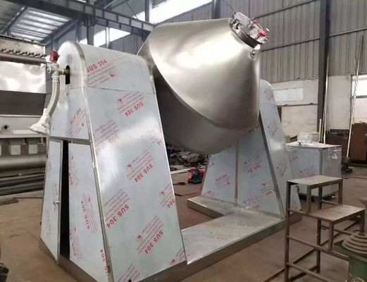 ফার্মাসিউটিক্যালের জন্য 3rpm-13rpm ইন্ডাস্ট্রিয়াল মিক্সার মেশিন রোটারি কোন ভ্যাকুয়াম ড্রায়ার