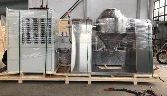 0.75kw -15kw ইন্ডাস্ট্রিয়াল মিক্সার মেশিন 5000L রোটারি ডাবল শঙ্কু ভ্যাকুয়াম ড্রায়ার
