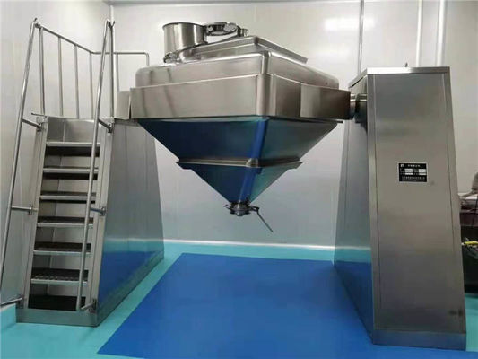 খাদ্য / রাসায়নিকের জন্য 1.5kw-22kw বড় শিল্প মিক্সার মেশিন স্কয়ার শঙ্কু মিক্সার