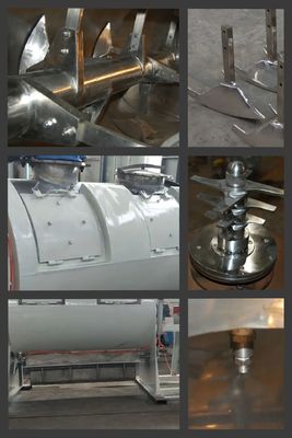 50L-9000L ইন্ডাস্ট্রিয়াল মিক্সার মেশিন LD / LDH অনুভূমিক রিবন ব্লেন্ডার