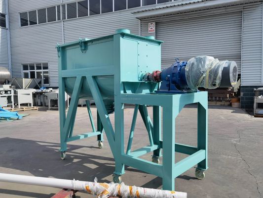 WLDH অনুভূমিক রিবন ব্লেন্ডার মিক্সার 250L-10000L ডাবল হেলিক্স রিবন ব্লেন্ডার