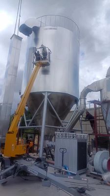 পিগ ব্লাড মিল টি পাউডার গ্লুকোজ ফুডের জন্য 2-30kw স্প্রে ড্রায়ার মেশিন